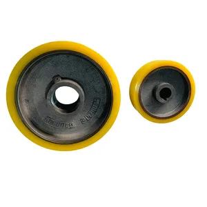 Factory Wholesale OEM Polyurethane Parts Anti Slip Polyurethane Wheel For Brick Machine Equipment