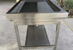 Mesa de Cirugía Profesional para Hospital Veterinario DM, Mesa de Operaciones para Animales de Acero Inoxidable para Clínica Veterinaria, Instrumento Veterinario - Product Image 6