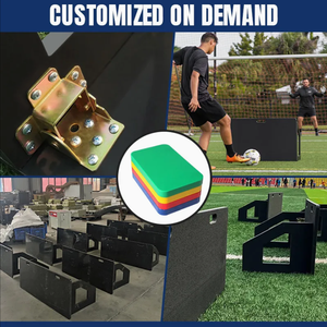 Fabrieksdirecte verkoop binnenhuis slijtvaste voetbal rebound bounce voetbal passing wandbord apparatuur - Product Image 5