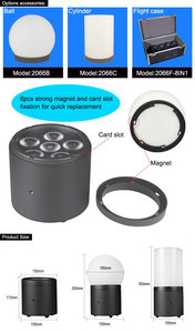 Ip65 Không Thấm Nước 6X15W Rgbwa + UV 6in1 Pin Không Dây LED Par Ánh Sáng DMX Wifi Cho Đám Cưới Sân Khấu Đảng - Product Image 3