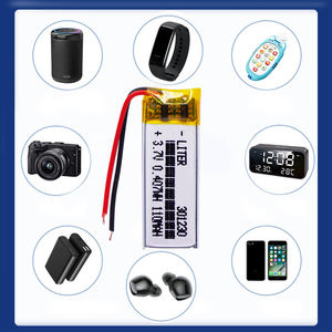Batteria ricaricabile ai polimeri di litio <span class=keywords><strong>3</strong></span>.7V 301230 110mAh con certificazione IEC62133 UN38.<span class=keywords><strong>3</strong></span> MSDS - Product Image 2