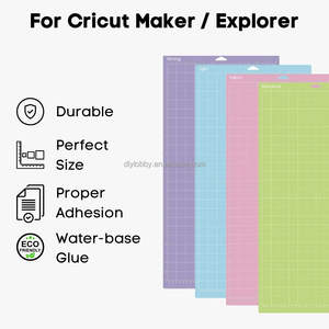 Diylobby Logo Personnalisé Vert Adhésif Adhésif 12x24 Tapis de Découpe pour <span class=keywords><strong>Cricut</strong></span> <span class=keywords><strong>Maker</strong></span> air 2 <span class=keywords><strong>maker</strong></span> 3 Variety <span class=keywords><strong>Pack</strong></span> Vente en Gros - Product Image 5