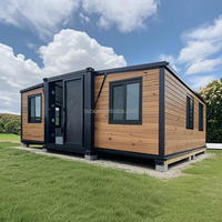 Tiny House Mobile 3-4 Chambres Maisons Préfabriquées Pliantes 20ft 40ft Conteneur Modulable de Luxe