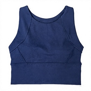 Soutien-gorge de sport respirant pour femme, design classique 2026, logo personnalisé, maintien moyen, couleur unie, vêtement de fitness, produit le plus populaire pour les tailles plus grandes - Product Image 1