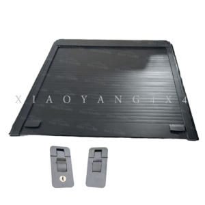 ฝาปิดกระบะท้าย4ชิ้นล็อกสองชั้นฝาลูกกลิ้งอลูมิเนียมสำหรับ2024ไทรทัน Hilux Revo <span class=keywords><strong>Ranger</strong></span> Dmax - Product Image 1