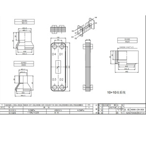Échangeur de chaleur à plaques brasées HD095 en acier inoxydable 304 pour système de refroidissement huile-eau - Product Image 4