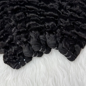 Extensiones de Cabello Rizado Indio Camboyano 100% Virgen de Vietnam, Cabello Rizado Doble Trama con Estilo Rizado - Product Image 4