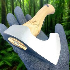 DIN/ANSI/BS/ISO, стандарт качества, 65, Марганцевый Стальной топор с короткой деревянной ручкой из гикори, топорные топоры, цена, предложение - Product Image 4