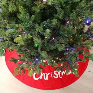 Yiwu Design High Quality Standing Christmas <b>Tree</b> PE&PET Green with <b>LED</b> Lights Foldable 210cm Indoor Use - Product Image 6