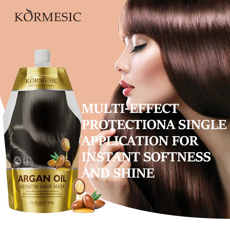 KORMESIC Private Label OEM, товары для волос на заказ, аргановое масло, кератиновая мультиремонтная маска для волос