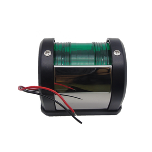 Acero inoxidable 12V LED de luz de navegación rojo verde vela de la luz de señal de Marina barco yate luz de advertencia - Product Image 1