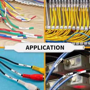 Nastro per <span class=keywords><strong>Etichette</strong></span> Termoretraibili Industriali Compatibile A18051 1/4" Bianco/Nero per <span class=keywords><strong>Stampante</strong></span> <span class=keywords><strong>DYMO</strong></span> 18051 per Etichettatrice Industriale <span class=keywords><strong>DYMO</strong></span> - Product Image 6