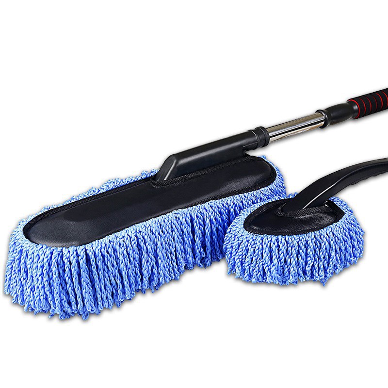 Pantoufles cirées bleues, grandes et petites (sachet individuel)