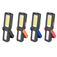 Lampe torche portable rechargeable 5W COB LED super lumineuse IP33, lampe d'inspection, lampes de travail, base magnétique pour réparation automobile, atelier