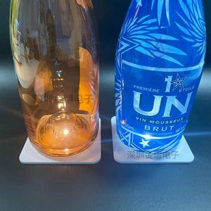 Posavasos Luminosos LED con Sensor de Gravedad <span class=keywords><strong>para</strong></span> Fiestas, Posavasos Intermitentes <span class=keywords><strong>para</strong></span> Bebidas, Regalos <span class=keywords><strong>para</strong></span> Bares KTV, Posavasos Cuadrados LED con Luz - Product Image 1