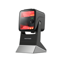 GUOTAO barato P91 plataforma de escritorio escáner lector de código de barras alternativa 7190G de alta velocidad 2D USB escáner plataforma de escaneo de código de barras