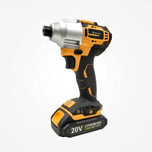 20V Electric Power Tools Brushless Impact Driver 1/4 "QuickリリースChuck 180N.m Max Torque