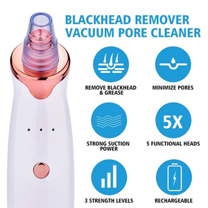 Pimple Removal Machine Black Head Electric Pore Nose Vacuum <b>Blackhead</b> Remover <b>Cleaner</b> Removing Tool With Vacuum Suction - Product Image 4