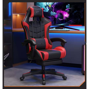 2026 Leather High Quality Custom Office Chair Ergonomic <b>Reclining</b> Gaming Chair with Footrest - Product Image 2