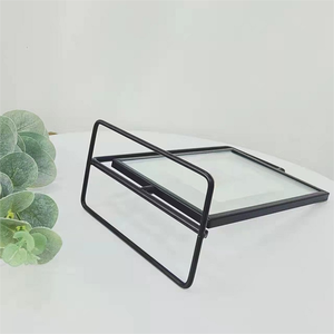 Bán buôn tùy chỉnh máy tính để bàn mạ hình chữ nhật văn phòng bàn Kim Loại Xoay khung ảnh cho hình ảnh Giá vẽ đứng khung ảnh - Product Image 5