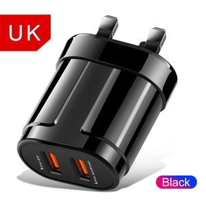 พอร์ต USB คู่ปลั๊กชาร์จสเปค ea/us/uk 5V2.4A 24W ที่ชาร์จเร็วปลั๊กอเนกประสงค์สำหรับสมาร์ทโฟน - Product Image 2