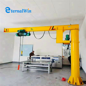 Mini-<span class=keywords><strong>grue</strong></span> à flèche colonne économique pour la construction, personnalisable, 1, 2 ou 3 tonnes, légère, montée au sol - Product Image 1