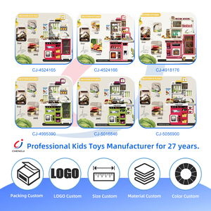 Juego de Cocina de Juguete Chengji para Niños, Cocina Feliz con Sonido y Luz, Juego de Imitación Educativo para Niños Pequeños, Juguetes de Cocina para Niños - Product Image 4