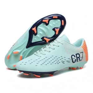 Tacos de Fútbol Personalizados <span class=keywords><strong>CR7</strong></span>, <span class=keywords><strong>Botas</strong></span> de Fútbol para Niños, Tacos AG para Hombre, Zapatillas Deportivas Transpirables, Zapatos de Entrenamiento para Niños, Zapatos Deportivos para Hombre - Product Image 2