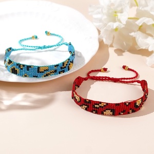 Bracelet en perles de rocaille léopard Miyuki Moyamiya, Pulseras, bracelet tissé, bijoux personnalisés, bracelet fait main au crochet, bracelets de couple - Product Image 6