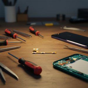 Parte di ricambio con design a barra per cavo flessibile per pulsanti di accensione e volume P20 Lite - Product Image 3