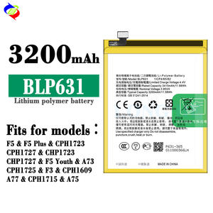 <span class=keywords><strong>แบ</strong></span><span class=keywords><strong>ต</strong></span>เตอรี่โทรศัพท์มือถือสมาร์ทโฟน BLP631 3200mAh สำหรับ <span class=keywords><strong>oppo</strong></span> F3/<span class=keywords><strong>F5</strong></span>/F7/A73/A77 <span class=keywords><strong>แบ</strong></span><span class=keywords><strong>ต</strong></span>เตอรี่ลิเธียมไอออนโพลิเมอร์<span class=keywords><strong>แบ</strong></span>บชาร์จได้ BLP631 - Product Image 2