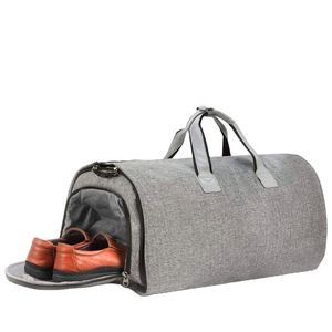 Sac de voyage convertible BSCI avec bandoulière, sac de sport pour vêtements, pour hommes et femmes - Valise suspendue 2 en 1 - Product Image 5