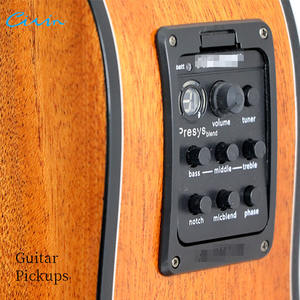 <span class=keywords><strong>Guitare</strong></span> <span class=keywords><strong>semi</strong></span>-<span class=keywords><strong>acoustique</strong></span> 6 cordes personnalisable 41'' avec table en épicéa massif, dos et éclisses en acajou, finition brillante et égaliseur intégré - Product Image 5