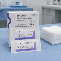 Accessoires médicaux, sutures microchirurgicales mixtes non résorbables en nylon et soie