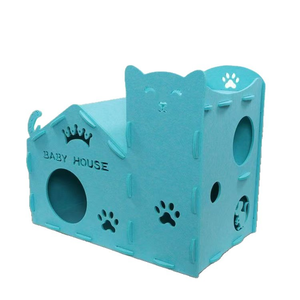 Cama para Gatos de Fieltro de Poliéster Premium – Cama Cerrada Plegable Resistente a Arañazos para Gatitos y Gatos Grandes - Product Image 1