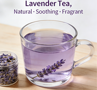 Xun Yi Cao Kuncup Lavender Kering Bebas Sulfur Bahan Alami Beraroma untuk Lilin Teh Lavender DIY Sachet Lavender