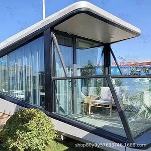 Casa de Cristal con Techo Arqueado, Vidrio Laminado Templado, Ecológica, para Uso en Hoteles y Exteriores - Product Image 5