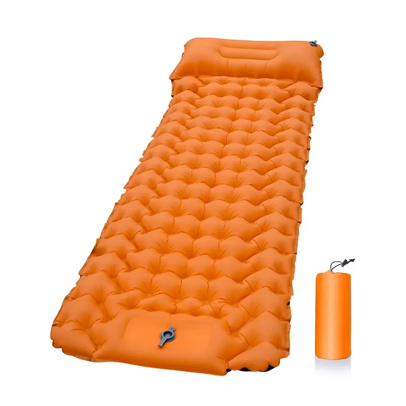 Толстый коврик для кемпинга на 1-2 человека, складной Самонадувающийся воздушный матрас с подушкой, коврики для кемпинга