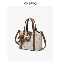 Sac fourre-tout rétro en jacquard pour femme avec pendentif chien mignon, sac messager pour femme avec poignée supérieure pour le shopping, les rendez-vous et les trajets quotidiens