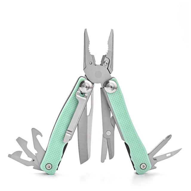 13 in 1 ABS Handle Camping Folding Knife Combination Scissors Screwdriver Bottle Opener Pocket Multi Tool Pliers