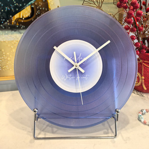 Sáng Tạo Vinyl Kỷ Lục Đồng hồ mặt trời với thạch trong suốt màu figurine Vinyl xem - Product Image 3