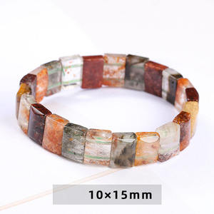 Wholesale Natural Crystal Bangles Healing Crystal Beads Garden Quartz Stretch <b>Bracelets</b> for Gift - Product Image 3