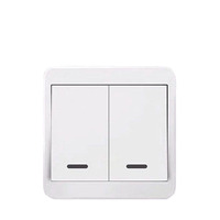 Commutateur intelligent Télécommande murale Wifi Life Wifi Interrupteur mural 1/2/3/4 voies Variateur d'éclairage mural Wifi