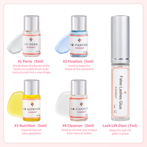 Iconsign-kit <span class=keywords><strong>de</strong></span> lifting personnalisé <span class=keywords><strong>de</strong></span> pestaas <span class=keywords><strong>prof</strong></span> OEM 3-5 minutes, marque privée, lifting des cils professionnel à domicile - Product Image 3