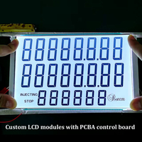 Module LCD IPS STN 7 pouces à cadre ultra-fin, interface LVDS, résolution 800x480, rétroéclairage LED pour affichage multi-écrans fluide