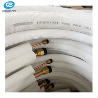 Kit de instalación de CA dividida con tubo de cobre aislado para aire acondicionado