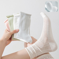 Chaussettes de yoga en soie fines tissées rayées respirantes personnalisées, antidérapantes, séchage rapide, pour usage quotidien sportif (bas du chaussette/corps)