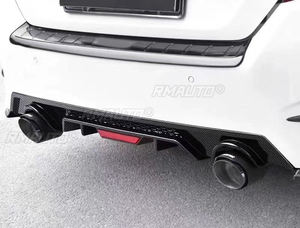For Honda Civic 2016 2017 2018 Rear Lip Spoiler Bumper Diffuser High Quality <b>Matte</b> Black <b>Primer</b> PP ABS Car Accessories - Product Image 2