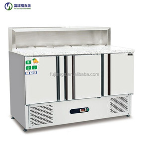 Vendita calda del frigorifero <span class=keywords><strong>orizzontale</strong></span> scanalato del <span class=keywords><strong>congelatore</strong></span> del bancone dell'insalata del cassetto di uso sostenibile di alta qualità - Product Image 4