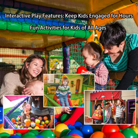 Equipo de Juegos Interior Comercial Personalizado, Parque de Trampolines de Aventura Interior, Circuito de Obstáculos Ninja, Certificado CE de Alta Calidad